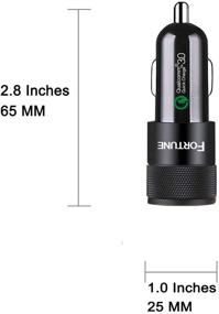 img 3 attached to 🔌 Samsung Galaxy S9/S8 Car Charger with Power Delivery 2.0 & Quick Charge 3.0 Ports & 6ft USB C Cable - Compatible with Galaxy S8, Note 8, Pixel 2/XL, Moto Z2, LG V30