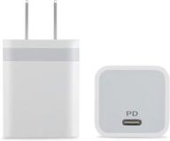 ivelltare usb c wall charger, 2-pack 20w pd adapter power delivery quick charger plug cube for iphone 13/13 pro max/12/12 pro max/11/xr/xs/x/8 plus, ipad pro, pixel 4/3, galaxy s10/s9 logo