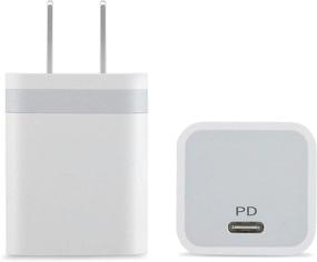 img 4 attached to IVELLTARE USB C Wall Charger, 2-Pack 20W PD Adapter Power Delivery Quick Charger Plug Cube for iPhone 13/13 Pro Max/12/12 Pro Max/11/XR/XS/X/8 Plus, iPad Pro, Pixel 4/3, Galaxy S10/S9