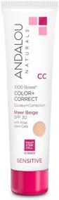 img 4 attached to Andalou Naturals 1000 Roses CC Sheer Nude SPF 30: Review & Buying Guide