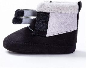 img 1 attached to 👶 Warm Winter Boots for Infant Boys: Enteer Push the Cold Away