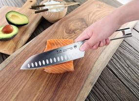 img 2 attached to 🔪 Discover the Superior Quality of Cangshan N1 Series 59151 German Steel Forged Santoku Knife - 7-Inch