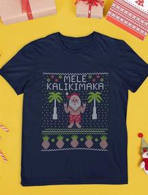 img 1 attached to Kalikimaka Hawaiian Christmas Sweater Sweatshirt Sports & Fitness for Team Sports