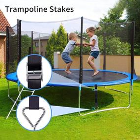 img 1 attached to 🪂 Uekars Corkscrew Trampoline Swing with Trampolines