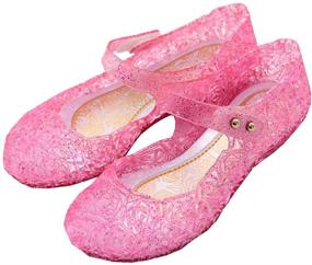 img 3 attached to 👑 Vokamara Princess Sandals: Stylish Cosplay Toddler Girls' Shoes with Flats Design