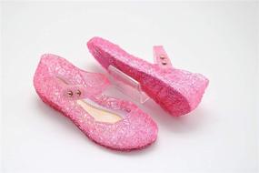 img 1 attached to 👑 Vokamara Princess Sandals: Stylish Cosplay Toddler Girls' Shoes with Flats Design