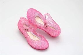 img 2 attached to 👑 Vokamara Princess Sandals: Stylish Cosplay Toddler Girls' Shoes with Flats Design