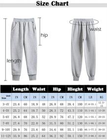 img 1 attached to Mallimoda Sweatpants Drawstring Style Navy Boys' Clothing and Pants