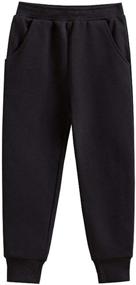 img 4 attached to Mallimoda Sweatpants Drawstring Style Navy Boys' Clothing and Pants