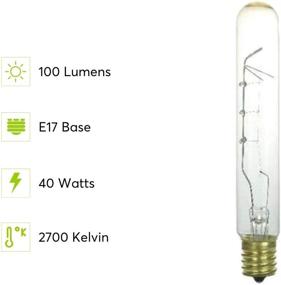 img 1 attached to 💡 Efficient and Durable 40 Watt Tubular Intermediate Incandescent - 40T6 5 Model