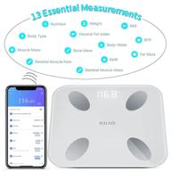 📊 smart bmi scale with body fat analysis - digital wireless scale for effective weight loss and body composition monitoring logo