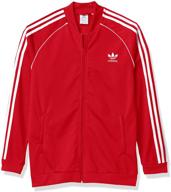 adidas originals kids' sst track top: stylish and comfortable outerwear for children logo