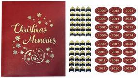 img 1 attached to 🎄 Cece's Capsules Christmas Scrapbook Photo Album, All-In-One DIY 4x6 with 40 Pages, Leather Cover - Ideal for Holiday, Christmas, and Family Memories