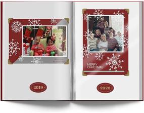 img 2 attached to 🎄 Cece's Capsules Christmas Scrapbook Photo Album, All-In-One DIY 4x6 with 40 Pages, Leather Cover - Ideal for Holiday, Christmas, and Family Memories