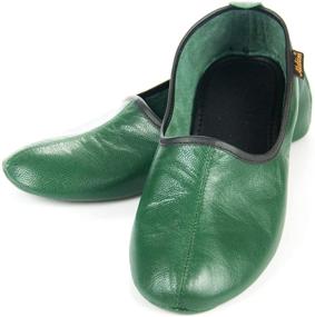 img 1 attached to Genuine Halal Leather Shoes Tawaf Men's Shoes