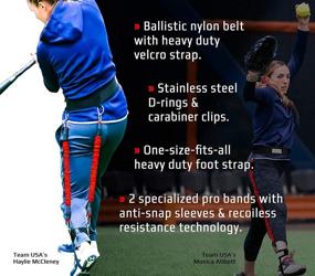 img 3 attached to 🔥 Enhance Velocity & Power with VPX Softball Training Harness: Enhance Swing, Batting, & Pitching Mechanics for Hitters, Pitchers, & Catchers in Fastpitch, Slowpitch, Youth, Men's, Girls, & Kids