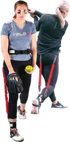 img 4 attached to 🔥 Enhance Velocity & Power with VPX Softball Training Harness: Enhance Swing, Batting, & Pitching Mechanics for Hitters, Pitchers, & Catchers in Fastpitch, Slowpitch, Youth, Men's, Girls, & Kids