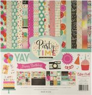 🎉 unleash the festive spirit with echo park paper company party time collection kit logo