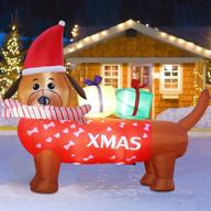 christmas inflatable decorations budiwati dachshund logo