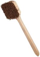 🧹 weiler 72101: 20-inch utility scrub brush with palmyra fill & wood block logo