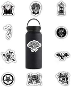 img 2 attached to 🌂 Gothic Waterproof Stickers Ideal for Water Bottles - A Perfect Choice!