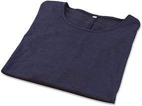 img 2 attached to LIWEIKE Extended Hipster Sleeve Navy02 Men's Clothing in Shirts