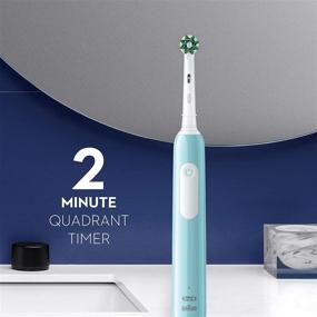 img 3 attached to 🦷 Enhance Your Oral Care Routine with Oral-B Pro 1000 CrossAction Electric Toothbrush in Green