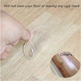 img 1 attached to 🪑 Premium 8 Pcs Non-Slip Furniture Grippers - Self-Adhesive Silicone Feet for Furniture Legs – Best Non-Skid Pads for Securing Furniture in Place (40mm)