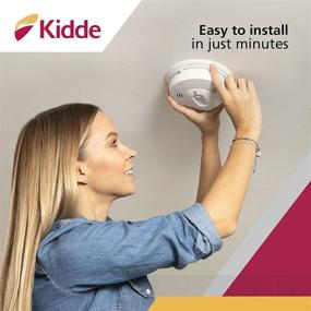 img 3 attached to Kidde Hardwired Smoke & Carbon Monoxide Detector with Battery Backup & Voice Alert - Interconnect Combination Alarm