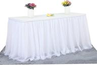 🎉 suppromo rectangle birthday decoration skirting: stylish and festive party table skirt logo