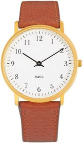 img 1 attached to ⌚ Вечная элегантность: наручные часы Projects Watch M&Co Bodoni Brass 7401BR-BR