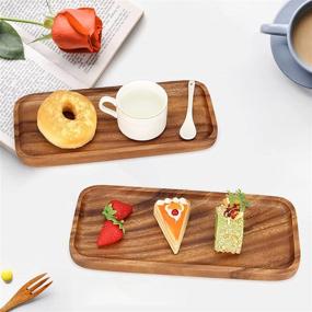 img 3 attached to 🍽️ Rectangular Decorative Appetizer Rectangle Charcuterie: Elevate Your Culinary Presentation with Exquisite Style