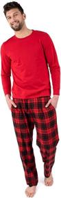 img 2 attached to 👕 Comfortable Leveret Cotton Flannel Medium Men's Clothing for Pajamas