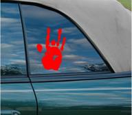 🌈 уникальная наклейка jerry garcia handprint dead cut decal для автомобиля, грузовика, бампера, окон - 5,5 дюйма (белая) - выразите свою благодарность! логотип