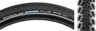 schwalbe marathon plus mtb 29x2.10 smart guard reflective tire - black, 2016 логотип