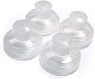 4-pack of amphipod small push-pull caps for replacement logo