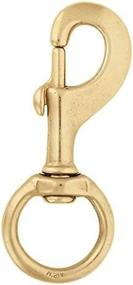 img 1 attached to 🔗 Weaver Leather #225 Round Swivel Snap: Premium Solid Brass Swivel Snap for Durability