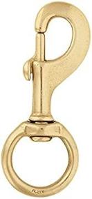 img 3 attached to 🔗 Weaver Leather #225 Round Swivel Snap: Premium Solid Brass Swivel Snap for Durability