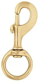 img 2 attached to 🔗 Weaver Leather #225 Round Swivel Snap: Premium Solid Brass Swivel Snap for Durability