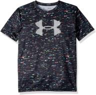 👕 технологическая футболка с большим логотипом для мальчиков от under armour логотип