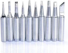 img 1 attached to 🔌 YIHUA and WEP SGS Certified Lead-Free Soldering Iron Tips Set - 10PCS Long-Life Type by YIHUA #1200