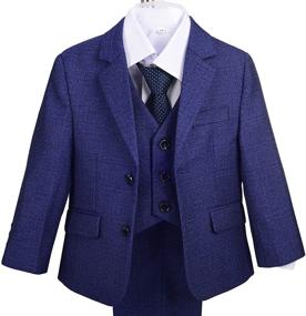 img 1 attached to 👔 Lito Angels Boys' Formal Wedding Dresswear, Suits & Sport Coats - Clothing Collection