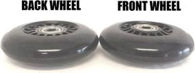 img 2 attached to 🔧 Polyurethane Replacement Wheels: Aftermarket, Plasma Car Compatible