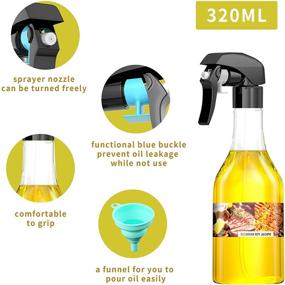 img 3 attached to Guofa Oil Sprayer for Cooking: Premium Mister for Grilling, Air Fryer, Roasting & More