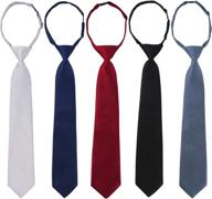 👔 enhance his style effortlessly with kilofly pre tied adjustable strap necktie - perfect boys' accessories via neckties! logo