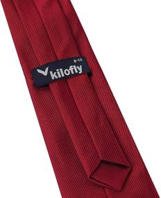 img 1 attached to 👔 Enhance his style effortlessly with Kilofly Pre Tied Adjustable Strap Necktie - Perfect Boys' Accessories via Neckties!