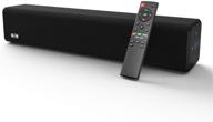 🔊 2021 version bestisan sound bar with bluetooth 5.0 and wired connections - home audio sound bars for tv (50 watt, 3 audio mode, touch control, sub-out port, adjustable bass, mountable) logo