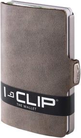 img 4 attached to 💼 I CLIP Gunmetal Wallet: Stylish Minimalist Men's Accessory