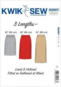 img 4 attached to 👗 XS S M L XL Skirts Sewing Pattern - K2957OSZ