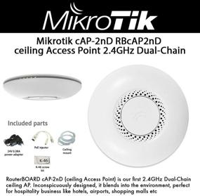 img 1 attached to 📶 Mikrotik 2.4GHz Dual-Chain PoE Ceiling Access Point cAP-2nD RouterBOARD